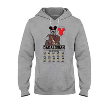 Load image into Gallery viewer, Personalized DADALORIAN T-Shirt &amp; Hoodie Gift for Dad
