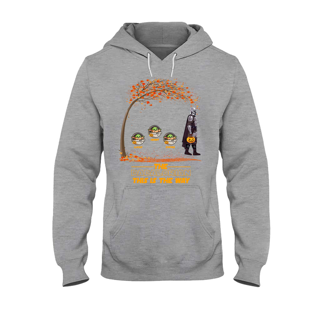 Personalized Halloween T-shirt & Hoodie The DADALORIAN Gift for Kids