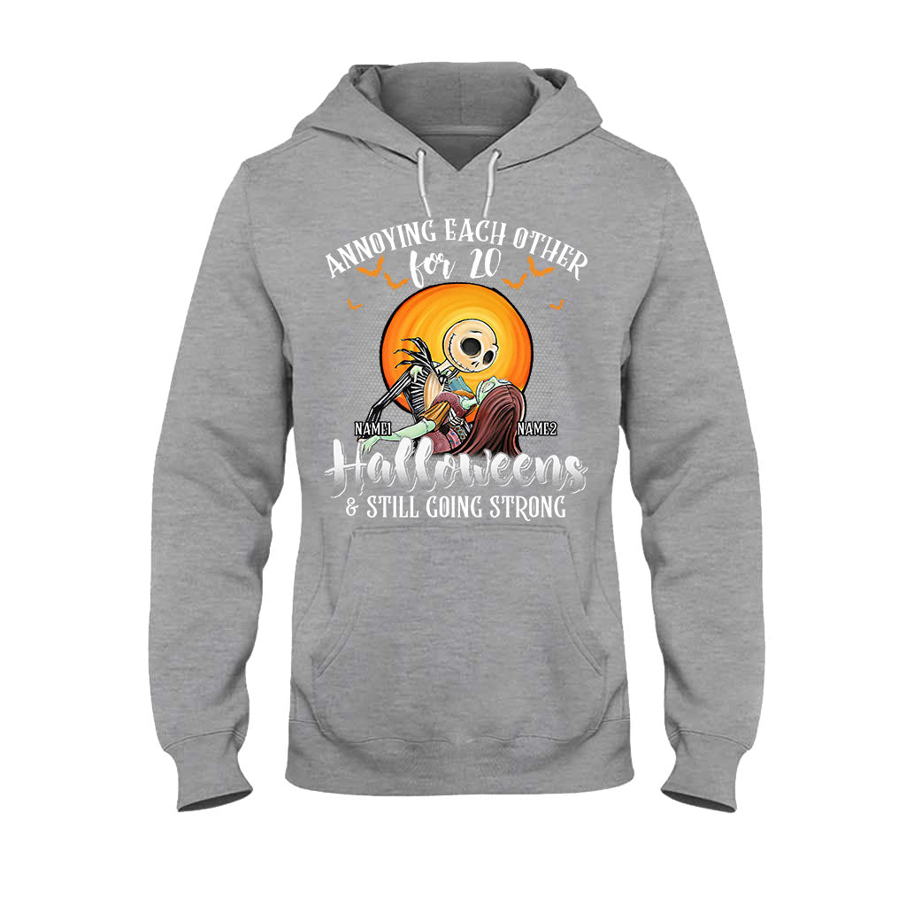 Personalized Halloween T-shirt & Hoodie Custom Names Gift