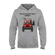 Load image into Gallery viewer, Personalized Couple Driving Together Since Shirt &amp; Hoodie Gift
