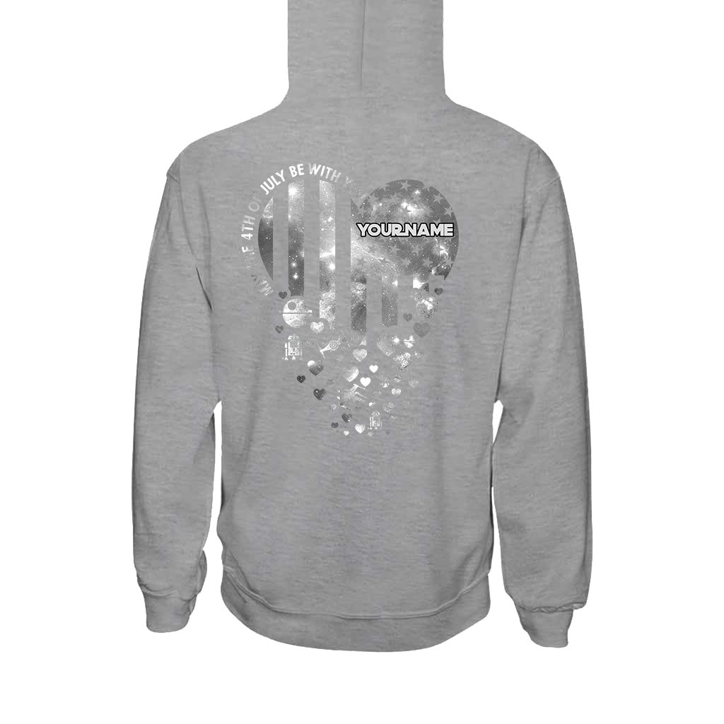 Personalized Independence Day T-Shirt & Hoodie Custom Name Star Wars Gift
