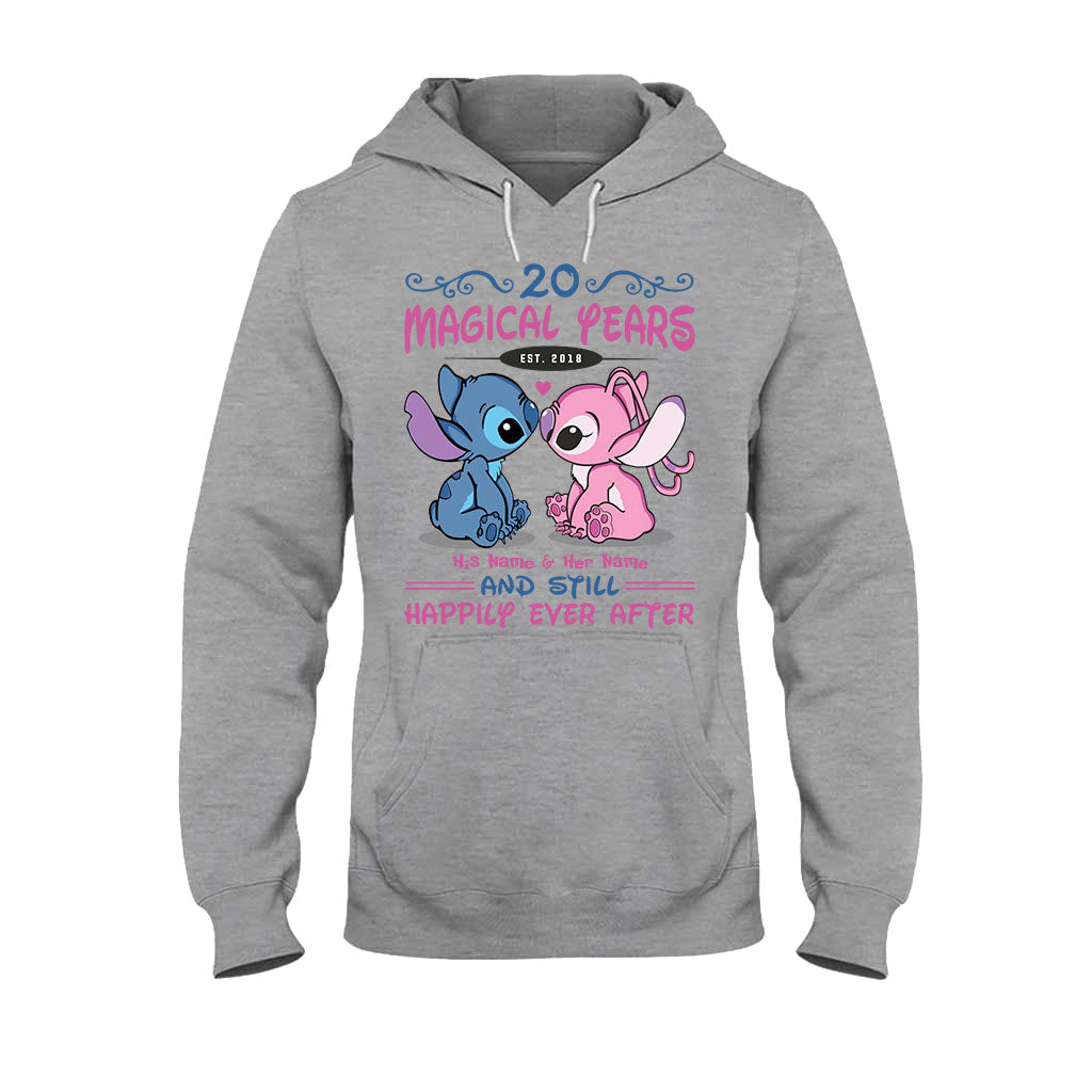 Personalized T-shirt and Hoodie Magic Years Gift for Couple