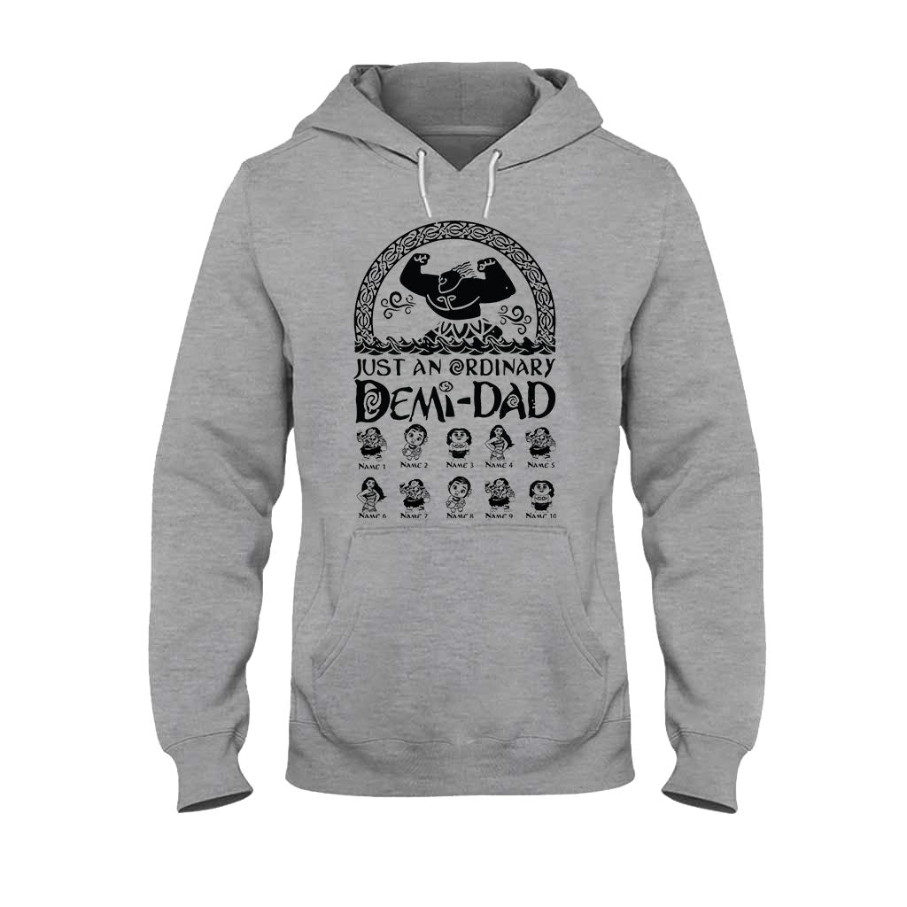 Personalized Demi-Dad T-Shirt & Hoodie Custom Name Gift for Father's Day