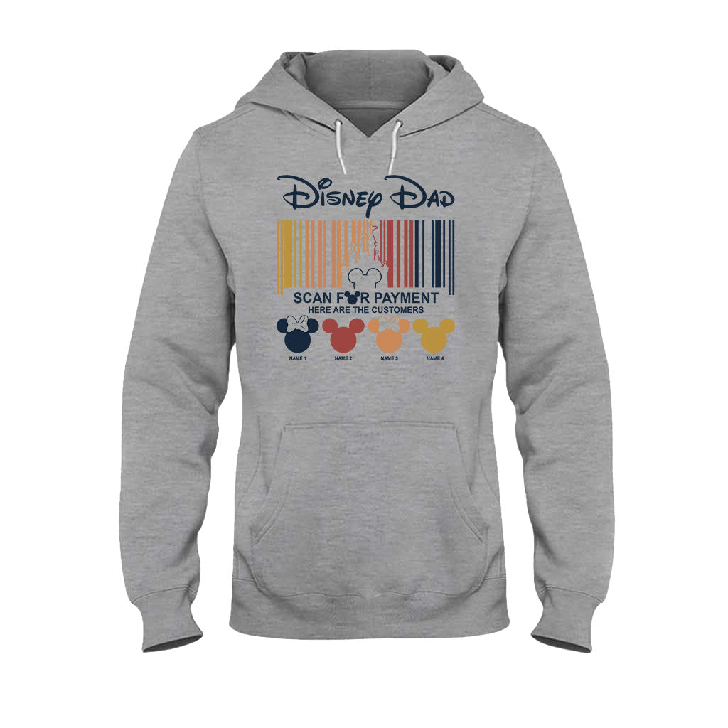 Personalized Scan For Payment T-shirt Hoodie Gift for Dad