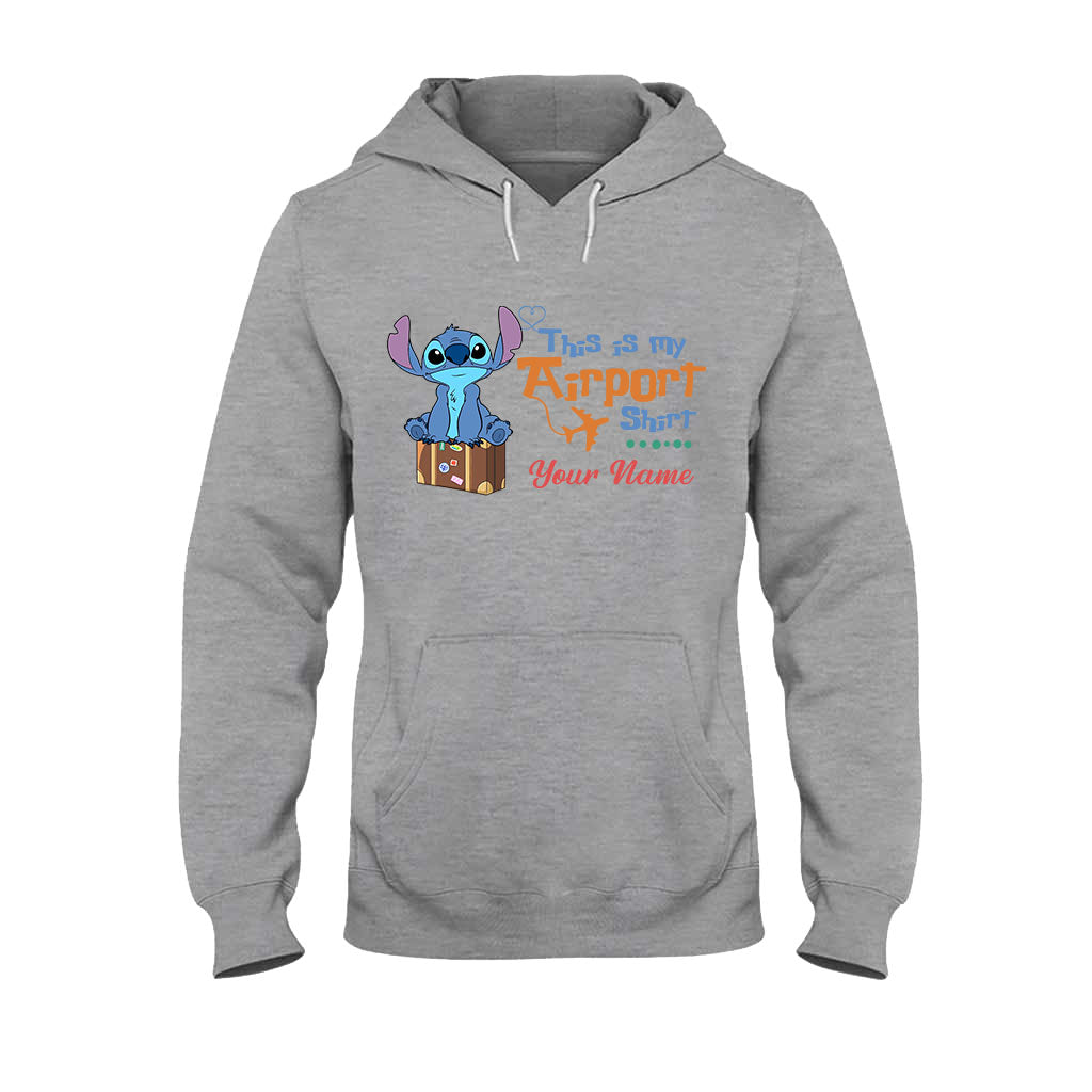 Personalized Ohana Airport T-shirt & Hoodie Custom Name Gift
