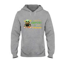 Load image into Gallery viewer, Personalized Airport Shirt Featuring Custom Name T-shirt &amp; Hoodie
