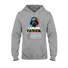 Load image into Gallery viewer, Personalized Star Wars T-Shirt &amp; Hoodie for Dad - Custom Names Gift

