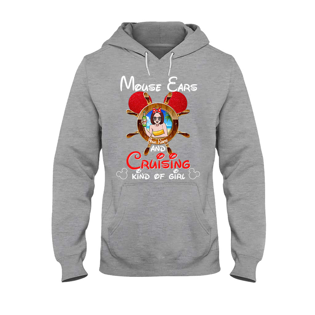 Personalized Mouse Ears Cruising T-shirt & Hoodie Gift for Her