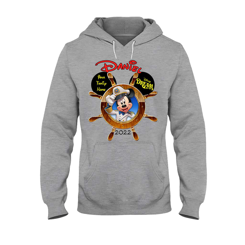 Personalized Mickey Mouse Ears Cruise T-shirt & Hoodie Gift for Family
