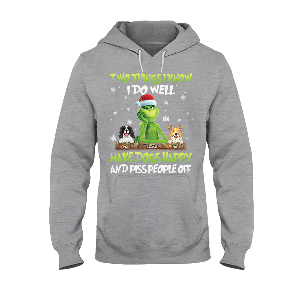 Personalized Grinch Christmas T-Shirt & Hoodie Gift for Dog Lovers