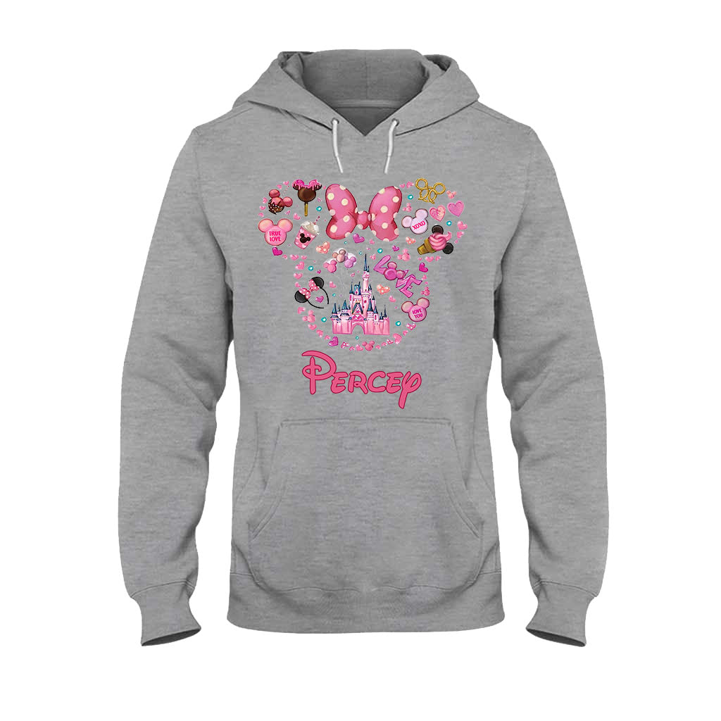 Personalized Christmas Mouse T-shirt & Hoodie Custom Name Gift