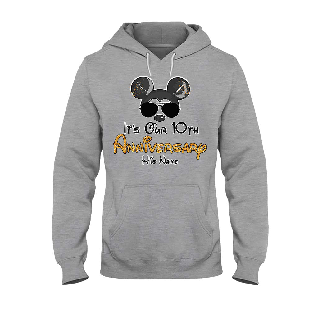 Personalized Anniversary T-shirt & Hoodie with Custom Names