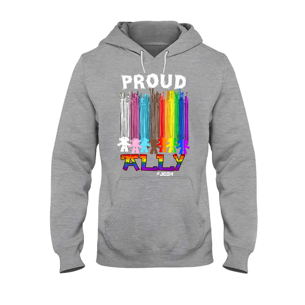 Personalized Proud Ally LGBT T-shirt & Hoodie for Everyone