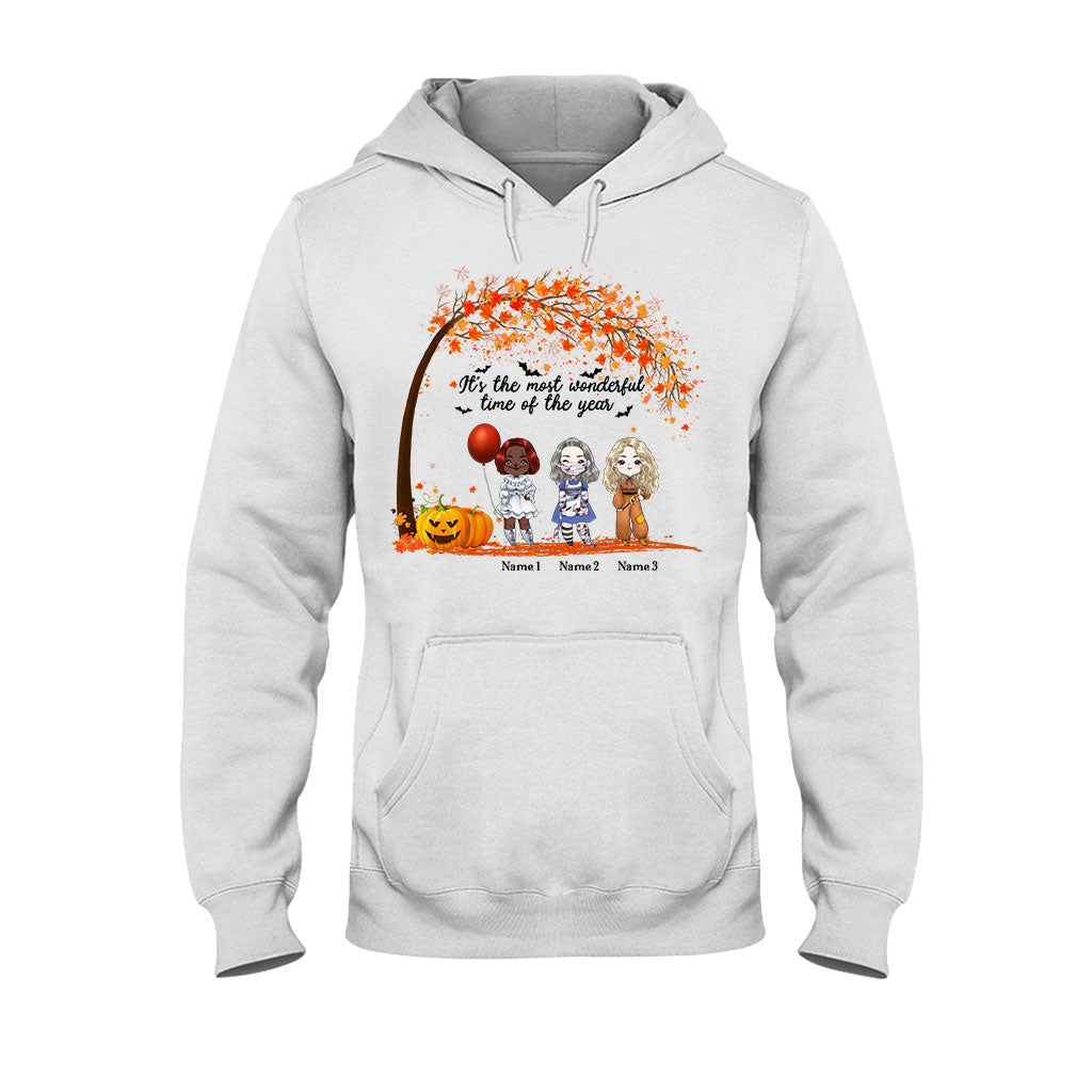 Personalized Halloween Bestie T-Shirt & Hoodie Gift for Friends
