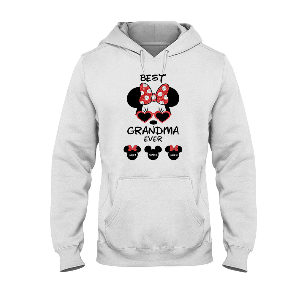 Personalized Best Grandma Ever T-shirt & Hoodie with Custom Names