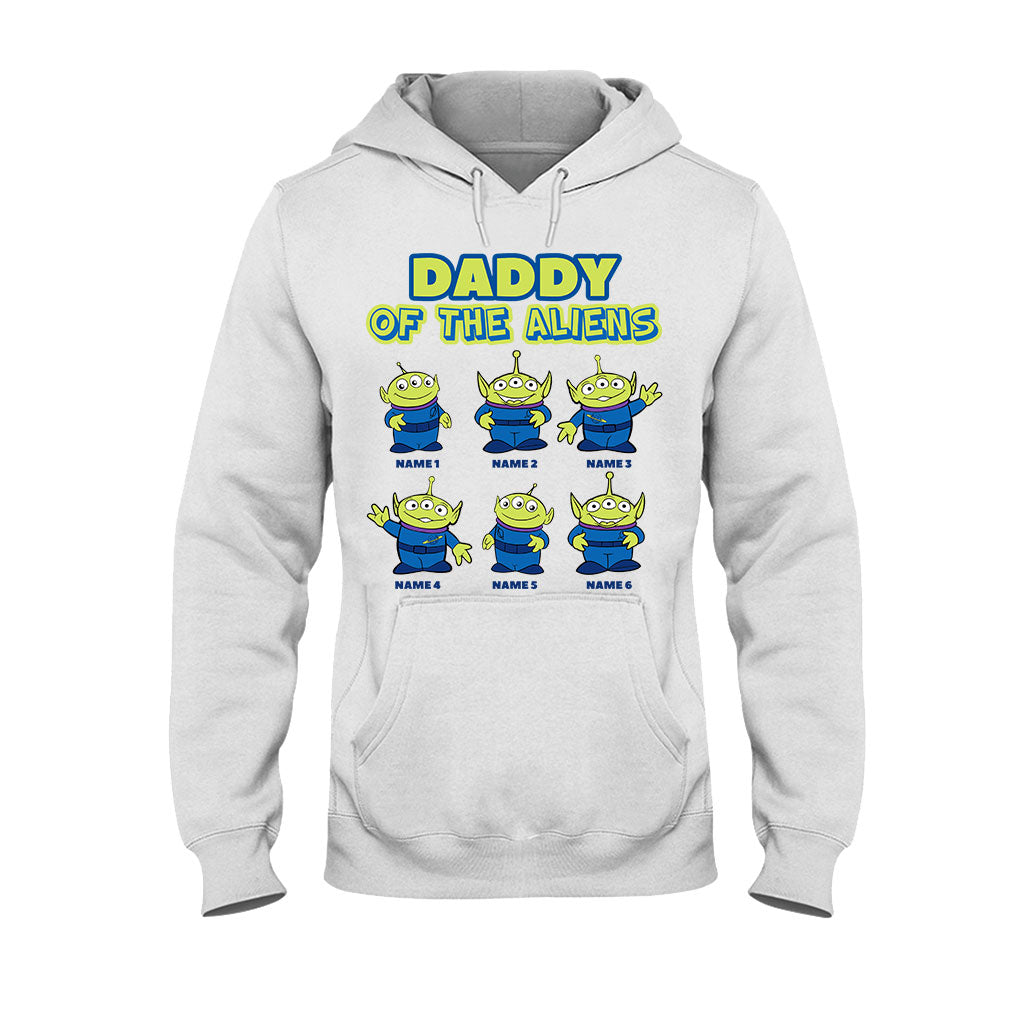 Personalized Daddy Of The Aliens T-Shirt & Hoodie Gift for Dad