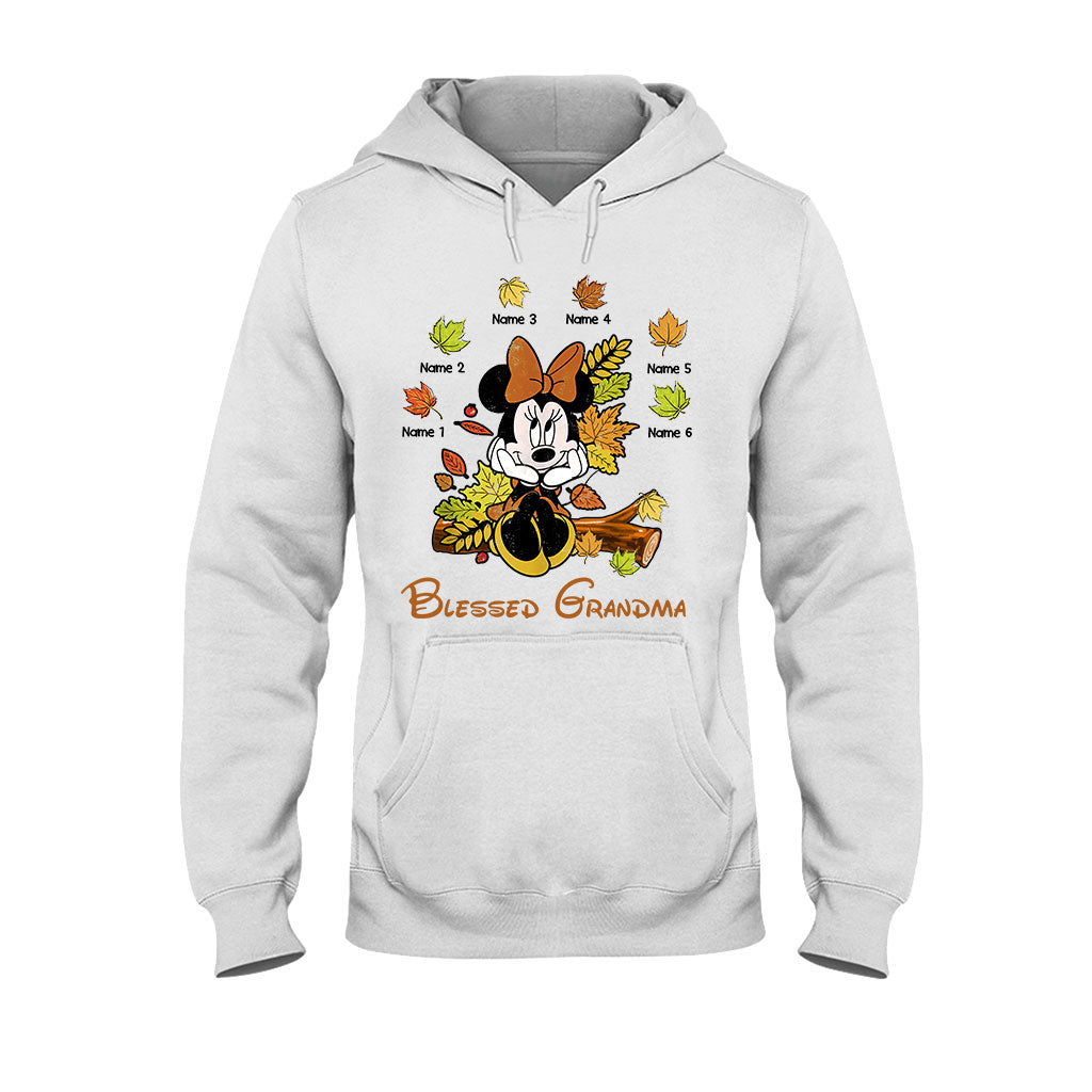 Personalized Blessed Grandma T-Shirt & Hoodie with Custom Names