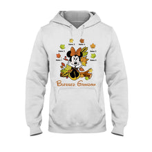 Load image into Gallery viewer, Personalized Blessed Grandma T-Shirt &amp; Hoodie with Custom Names
