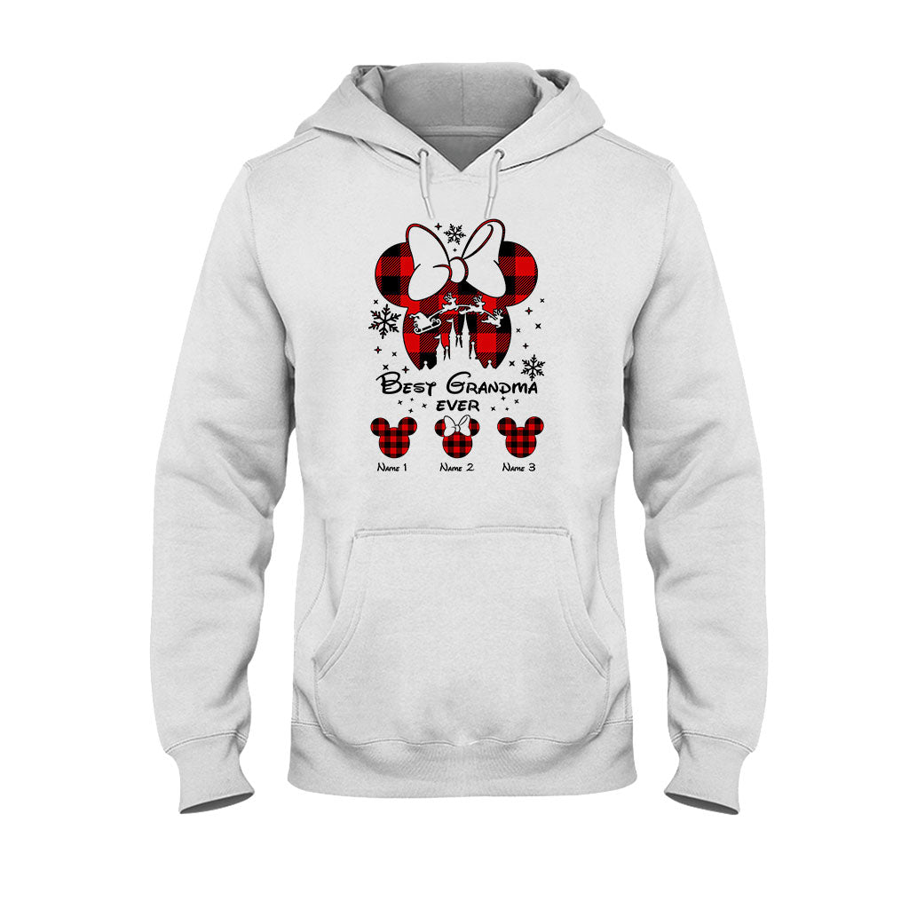Personalized Christmas T-shirt & Hoodie Gift for Grandma