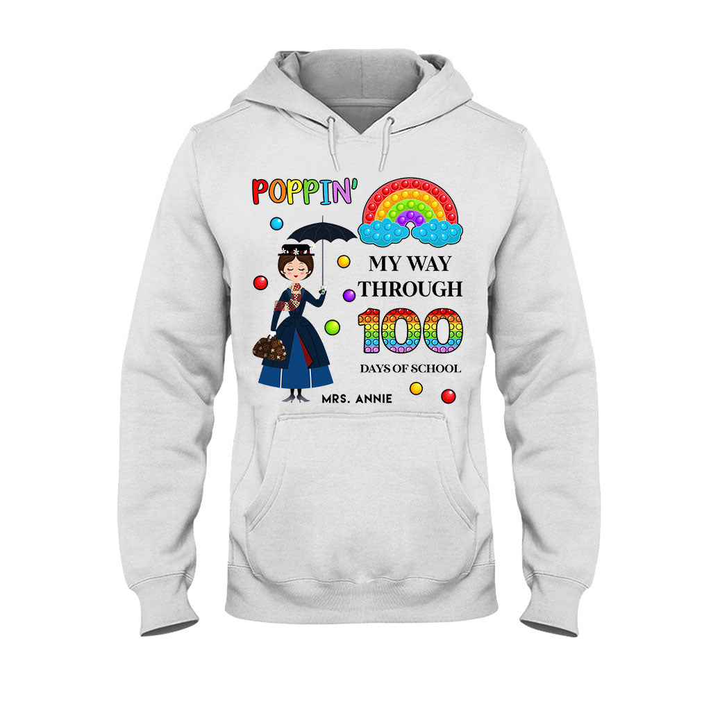 Personalized Teacher T-Shirt 100 Days of School Gift