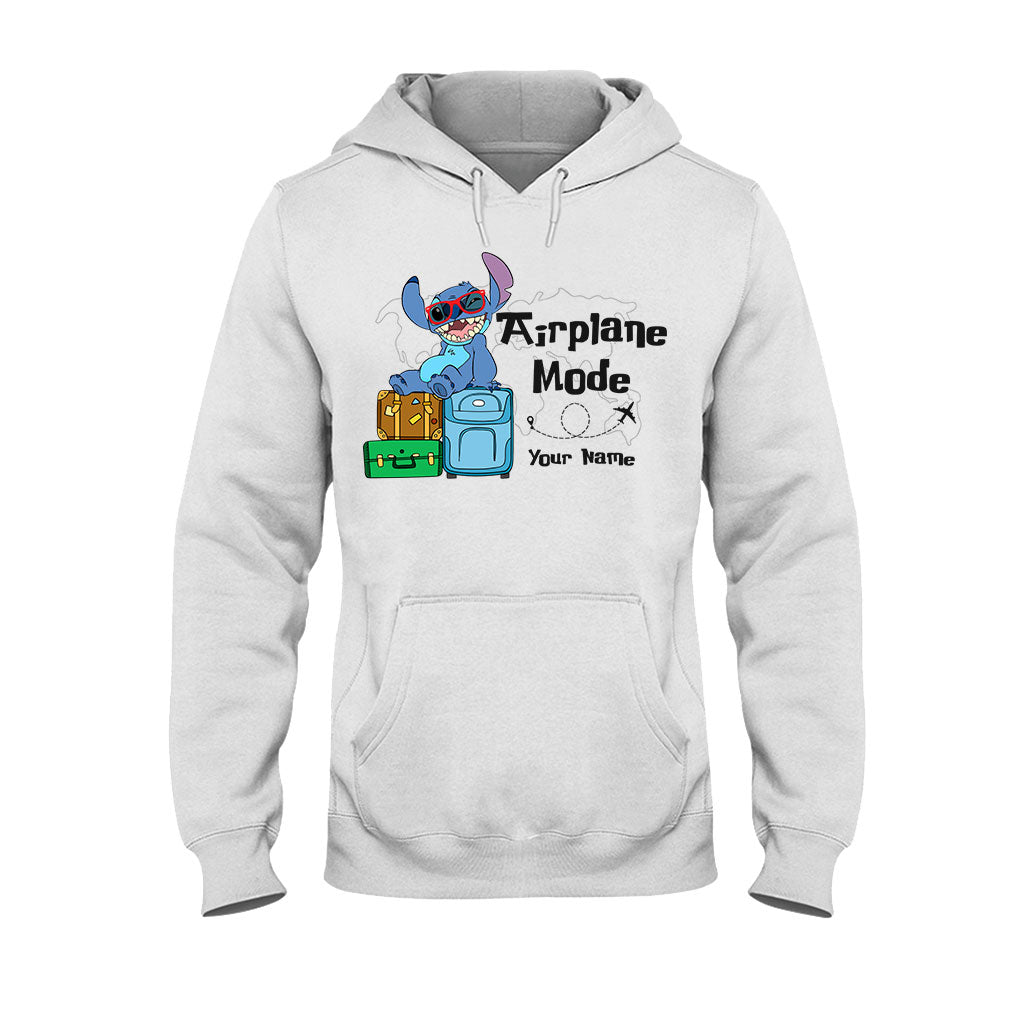 Personalized Airplane Mode T-shirt & Hoodie with Name for Kids