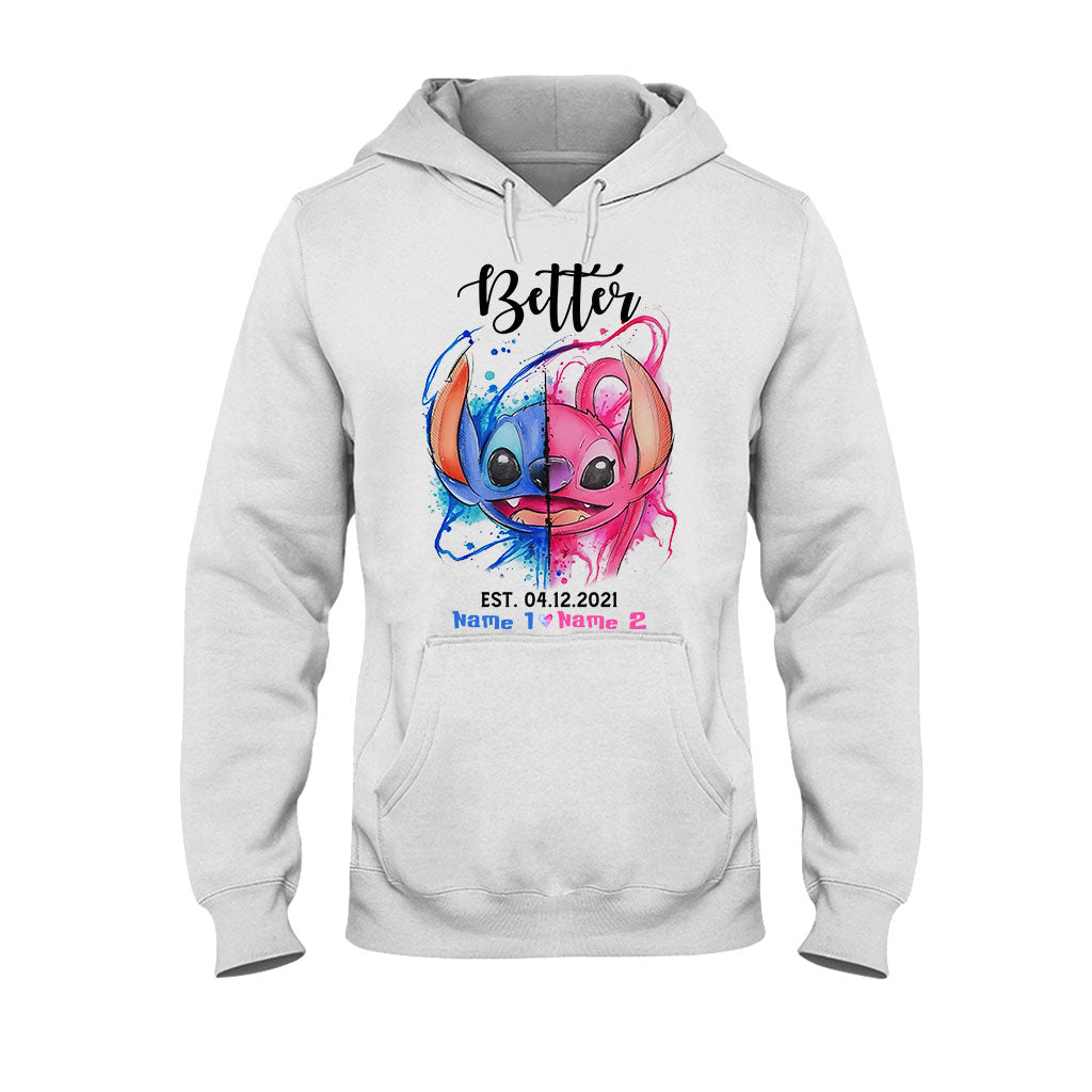 Personalized Couple Ohana T-shirts Hoodies Unique Gift Idea
