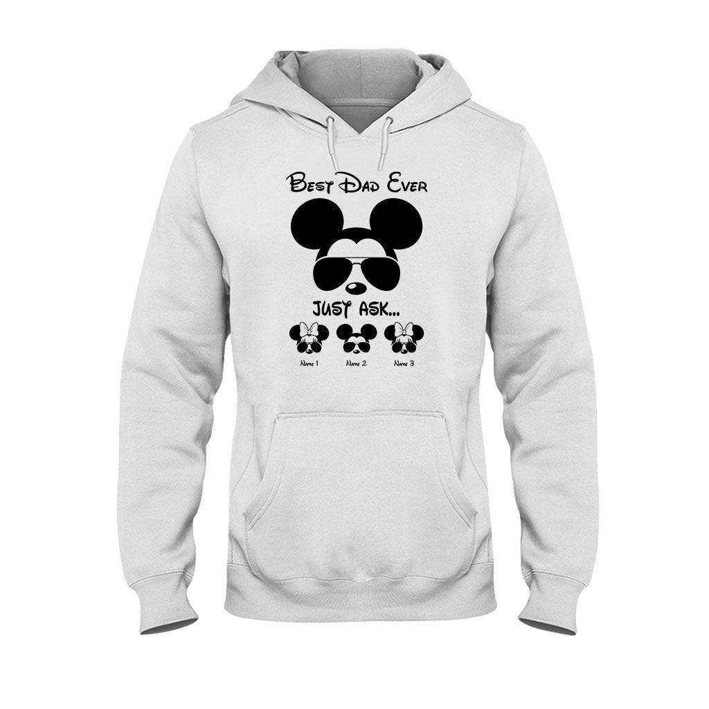 Personalized Mickey Mouse T-shirt & Hoodie Gift for Dad's Day