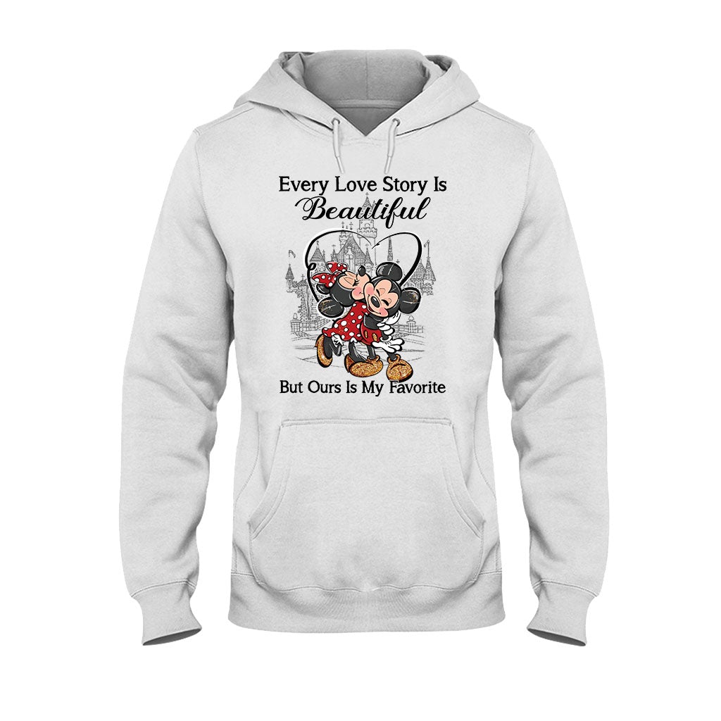Personalized Love Story Mouse T-Shirt & Hoodie Gift for Couples