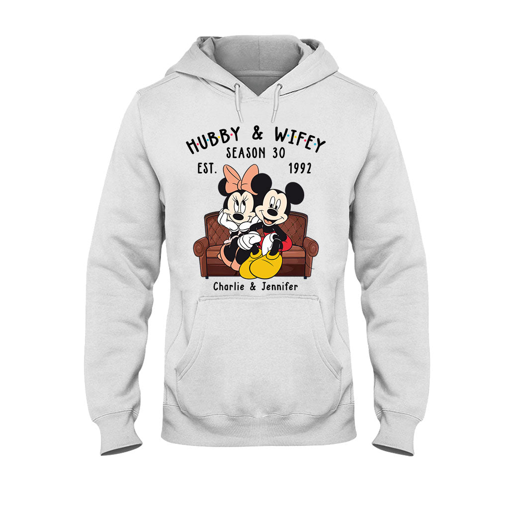 Personalized Couple Mouse T-shirt & Hoodie Gift for Anniversaries