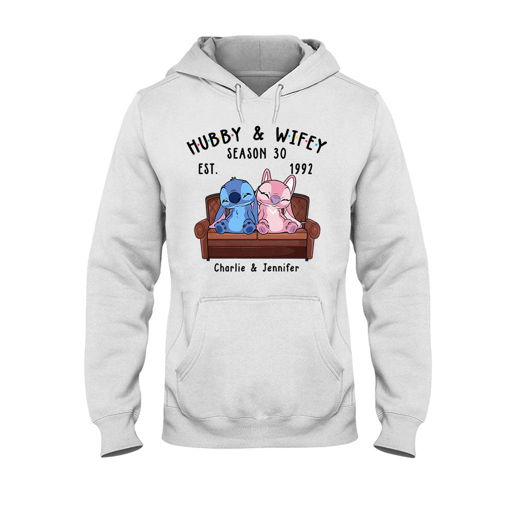 Personalized Couple Ohana T-shirt & Hoodie Custom Gift