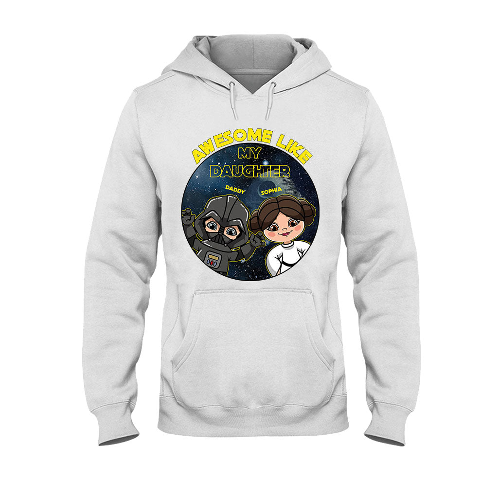 Personalized Awesome Like My Daughter T-shirt Hoodie Gift for Dad