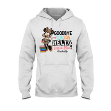 Load image into Gallery viewer, Personalized Teacher T-Shirt and Hoodie Goodbye Suntan Hello Lesson Plan Gift
