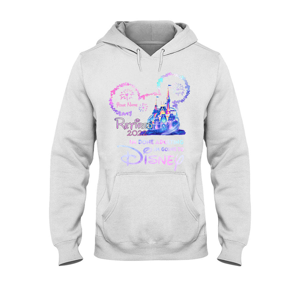 Personalized I'm Done Adulting T-shirt & Hoodie Gift for Disney Lovers