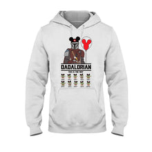 Load image into Gallery viewer, Personalized DADALORIAN T-Shirt &amp; Hoodie Gift for Dad
