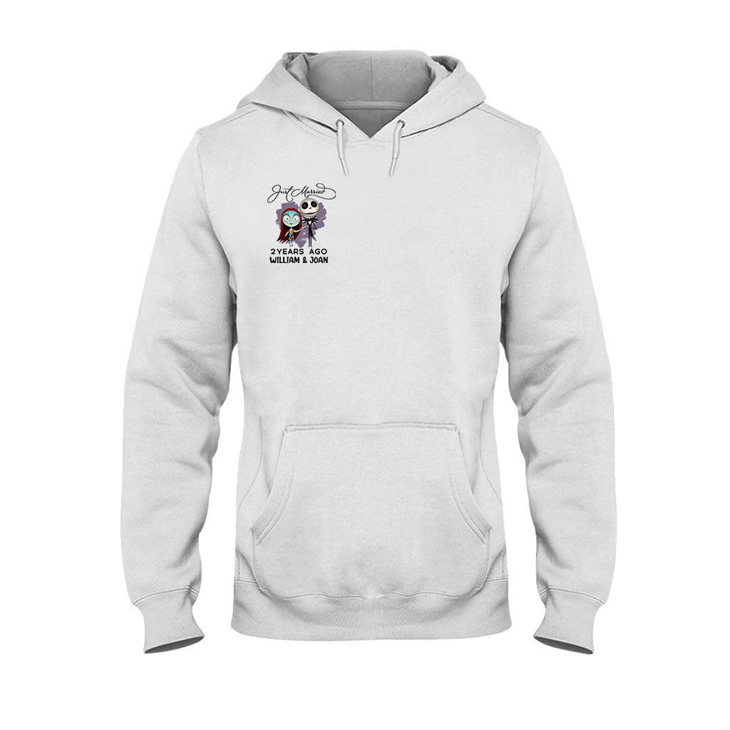 Personalized Just Married Couple T-shirt & Hoodie Gift