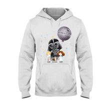 Load image into Gallery viewer, Personalized Best Dad in the Galaxy T-Shirt &amp; Hoodie for Father's Day
