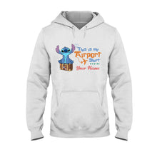Load image into Gallery viewer, Personalized Ohana Airport T-shirt &amp; Hoodie Custom Name Gift
