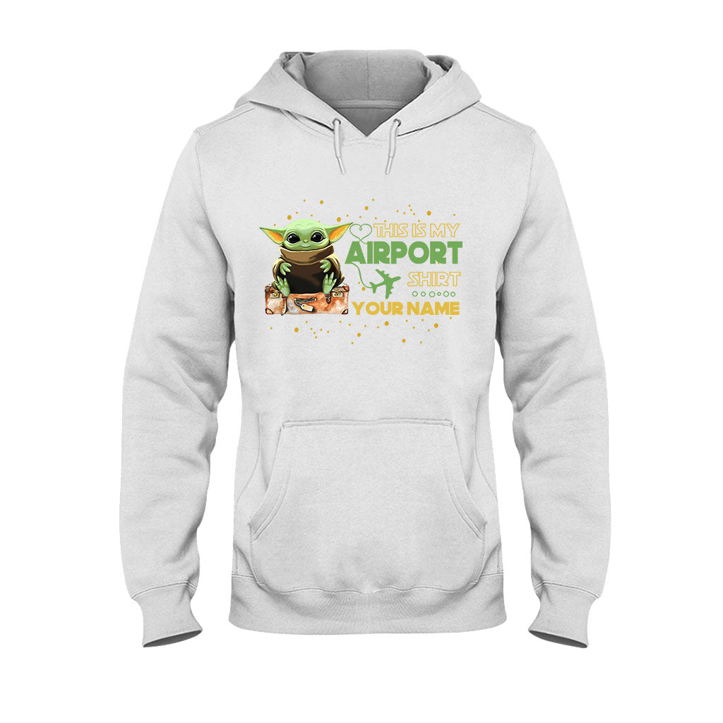 Personalized Airport Shirt Featuring Custom Name T-shirt & Hoodie