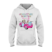 Load image into Gallery viewer, Personalized Adventure Bestie T-shirt &amp; Hoodie Gift for Friends
