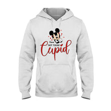 Load image into Gallery viewer, Personalized 'Not Today Cupid' T-shirt &amp; Hoodie for Her - Custom Name Gift
