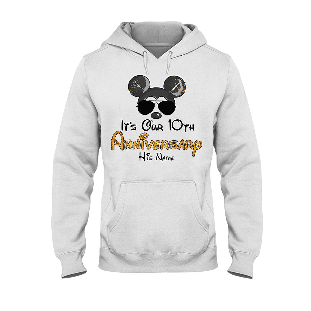 Personalized Anniversary T-shirt & Hoodie with Custom Names