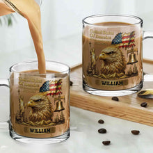 Load image into Gallery viewer, Personalized 250th Anniversary Glass Mug Custom Name Gift for Dad
