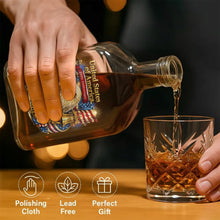 Load image into Gallery viewer, Personalized Whiskey Bottle with Eagle Liberty Bell Design Gift for Dad
