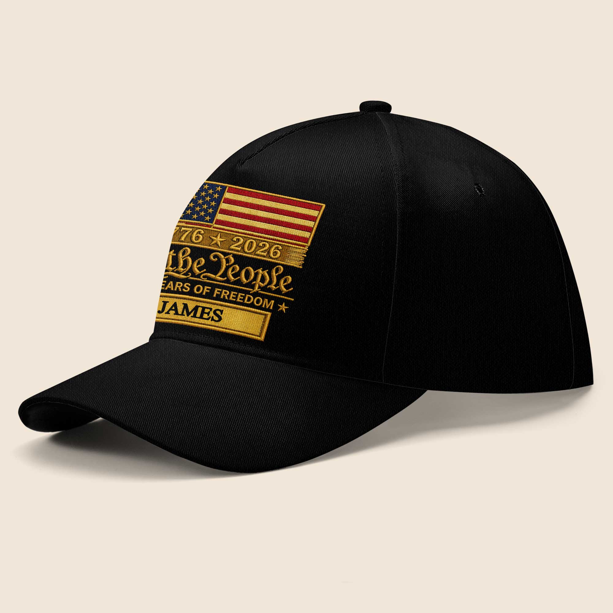 Personalized American Flag Classic Cap Custom Name Gift for Dad