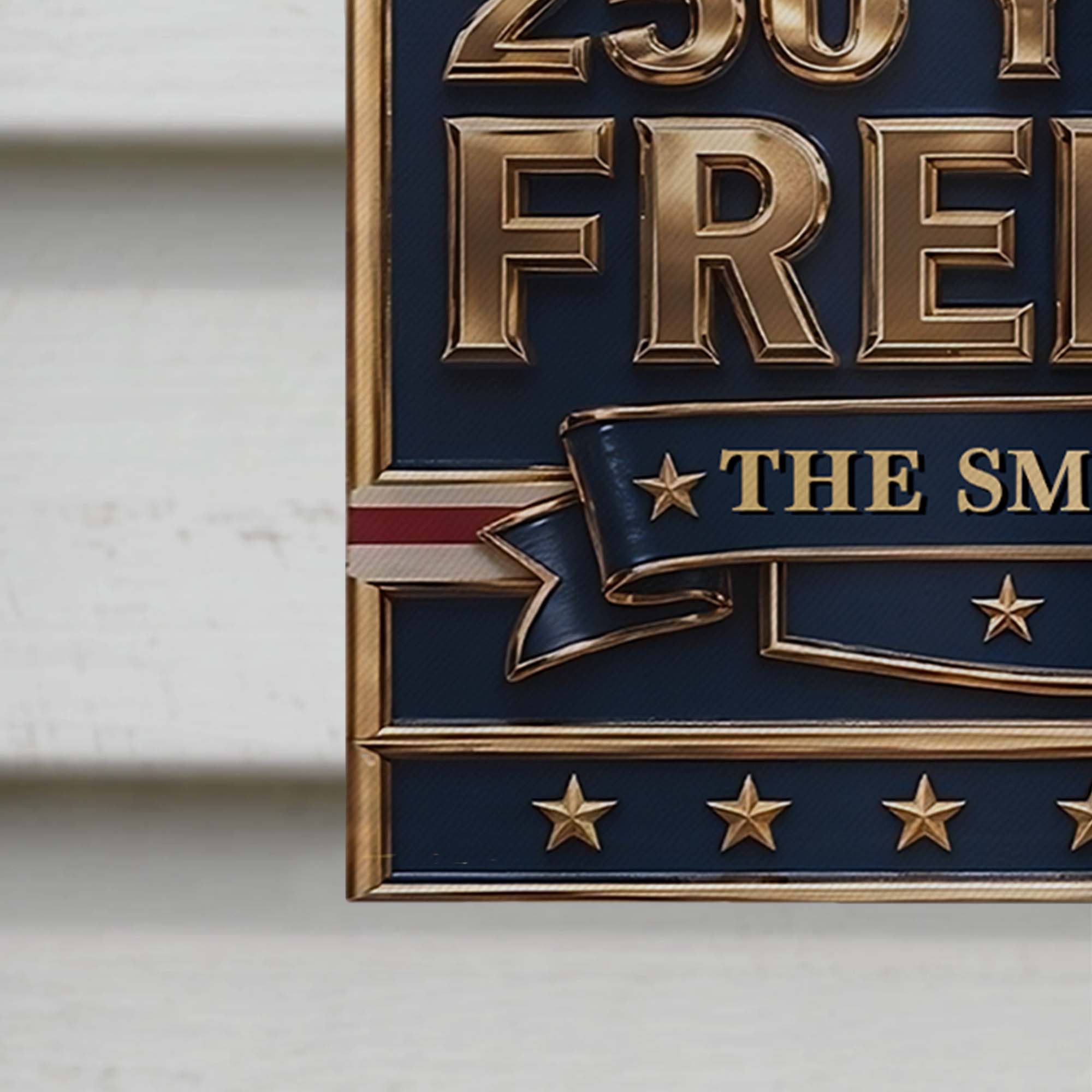 Personalized Double-Sided Garden Flag Custom Family Name Independence Day Gift