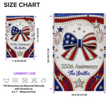 Load image into Gallery viewer, Personalized Garden Flag Patriotic Custom Family Gift 4th of July
