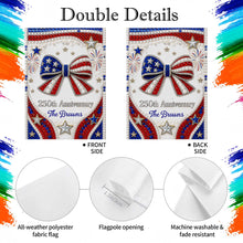 Load image into Gallery viewer, Personalized Garden Flag Patriotic Custom Family Gift 4th of July
