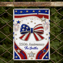 Load image into Gallery viewer, Personalized Metal Sign American Flag Gift for Independence Day
