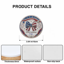 Load image into Gallery viewer, Personalized 250th Anniversary Ceramic Coaster Custom Name Gift for Family

