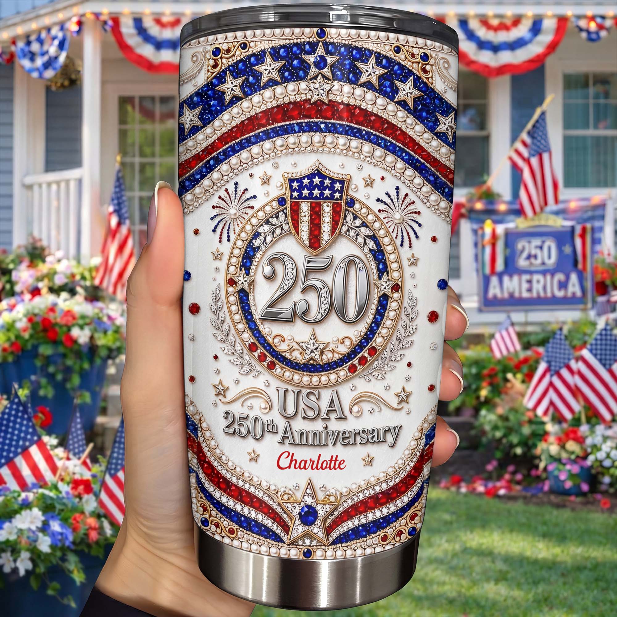 Personalized Stainless Steel Tumbler 20oz Custom Name Gift for Dad